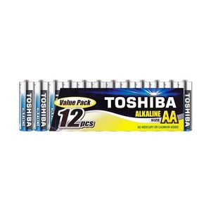 Set 12 baterii alcaline Toshiba R6 AA imagine