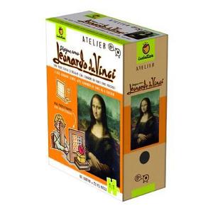 Kit creativ atelier + puzzle: Leonardo Da Vinci imagine