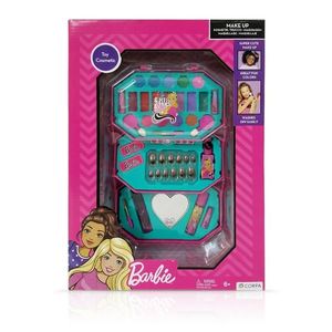 Trusa de Make-up octogonala, cu 3 niveluri, Barbie imagine
