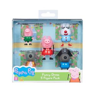 Set 5 figurine Peppa Pig Fancy Dress W2 imagine