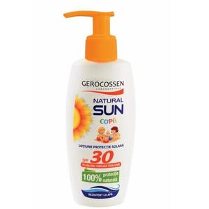Lotiune cu Protectie Solara pentru Copii SPF30 Gerocossen Natural Sun, 200 ml imagine