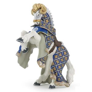 Calul cavalerului berbec - Figurina Papo imagine