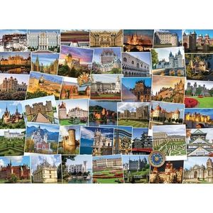 Puzzle 1000 piese Globetrotter Castles and Palaces imagine