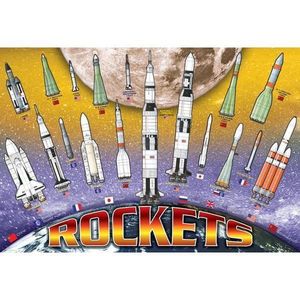 Puzzle 100 piese Rockets imagine
