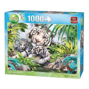 Puzzle 1000 piese, Tigru Siberian imagine