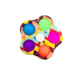 Jucarie senzoriala spinner Dimple, novex, 5 bule, Shop Like A Pro , multicolora, 9.5cm imagine