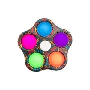 Jucarie senzoriala spinner Dimple, 5 bule, Shop Like A Pro, multicolora, 9.5cm imagine