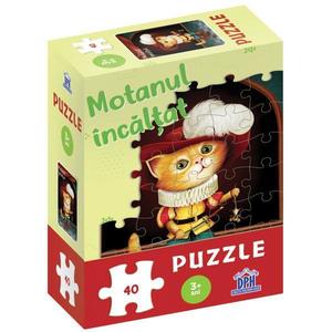 Motanul incaltat - puzzle 3 ani+ imagine