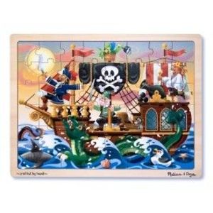 Melissa & Doug - Puzzle lemn Aventura Piratilor imagine