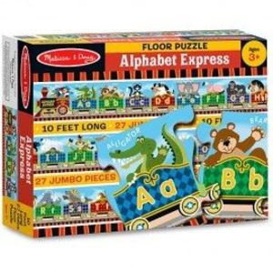 Melissa & Doug - Puzzle gigant de podea Alfabet Express imagine