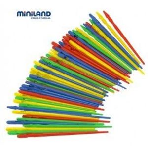 Miniland - Set 100 ace mari pentru insirat imagine