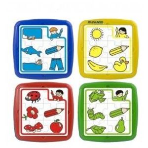 Set de 4 puzzle educative - Miniland imagine