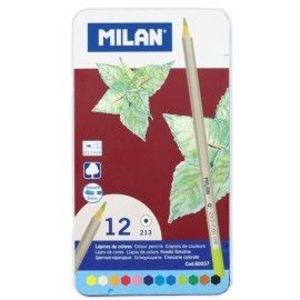 Set 12 creioane colorate - Milan imagine