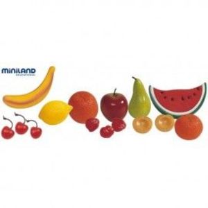 Set 15 fructe din plastic - Miniland imagine