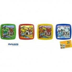 Set de 4 puzzle Anotimpurile anului - Miniland imagine