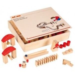Joc educativ pentru gradinita Domino din lemn - Educo imagine