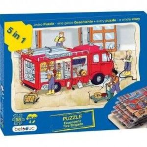 Puzzle stratificat Brigada de Pompieri imagine