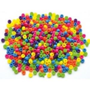 Margele din plastic culori de baza neon imagine