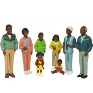 Figurine familie africana imagine