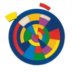Puzzle circular Combinatii de culori imagine