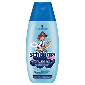 Sampon si Gel de Dus pentru Baieti pentru Par si Piele - Schwarzkopf Schauma Kids Shampoo & Shower Gel, 250 ml imagine