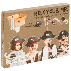 Joc asamblare DIY Set petrecere pirati din materiale reciclate imagine