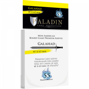 Paladin Card Sleeves: Galahad - Mini American, 4.1 x 6.3 cm imagine