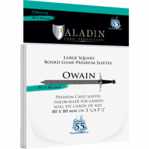 Paladin Card Sleeves: Owain - Large Square, 8 x 8 cm imagine