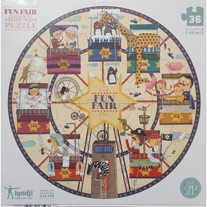Puzzle - Fun Fair Round | Londji imagine