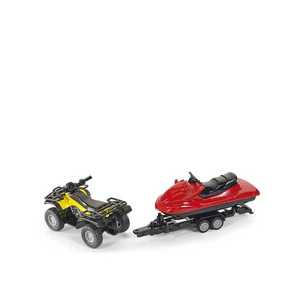 QUAD WITH TRAILER AND SNOW MOBILE imagine