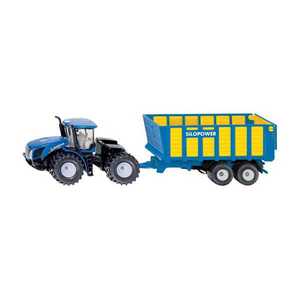 TRACTOR WITH SILAGE TRAILER imagine