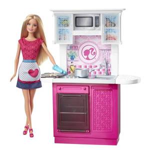 Papusa Barbie Chef cu Accesorii imagine