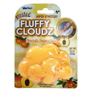 Slime parfumat cu surpriza Compound Kings - Fluffy Cloudz, Peach Paradise, 120 g imagine