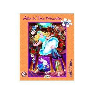 Puzzle - Alice in Tara Minunilor (120 de piese) imagine