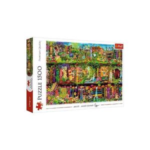 Puzzle 1500. Fairy Bookcase Aimee Stewart imagine