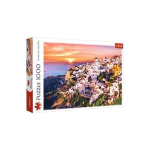 Puzzle 1000. Apus in Santorini imagine