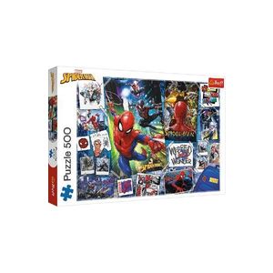 Puzzle 500. Poster cu Spiderman supereroul imagine