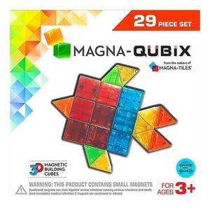 Set magnetic 29 piese, Magna-Qubix 7toys imagine