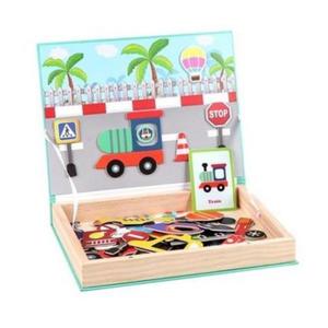 Carte Magnetica Montessori - Mijloace de transport, 7Toys imagine