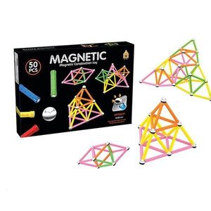 Joc constructii magnetice 50, 7toys imagine