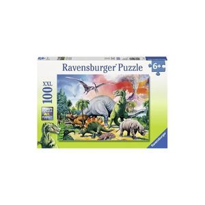 Puzzle 100. Printre dinozauri imagine