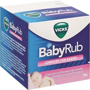 Vicks Baby Rub Cosmetic- Unguent relaxant pt copii, 50g imagine