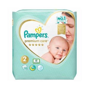 Scutece pentru Nou-nascuti - Pampers Premium Care New Baby, marimea 2 (4-8 kg), 23 buc imagine