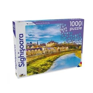 Puzzle 1000 piese Sighisoara, 7Toys imagine
