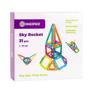 Set magnetic 21 pcs Magspace - Sky Rocket imagine