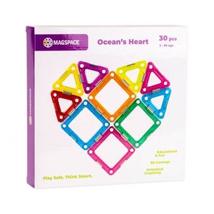 Set magnetic 30 pcs Magspace - Ocean s Heart imagine