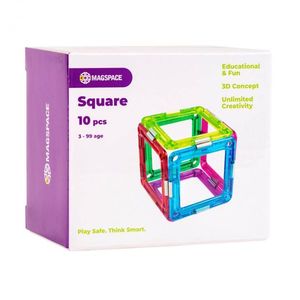 Set magnetic 10 pcs Magspace - Square imagine