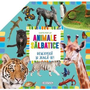 Carte Pop-up - Animale salbatice imagine