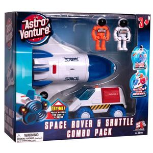 Set spatial 2 in 1 cu figurine Astro Venture (Naveta spatiala, Vehicul spatial) imagine