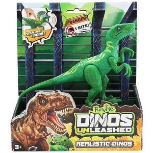 Jucarie interactiva Dinos Unleashed, Dinozaur, Verde imagine
